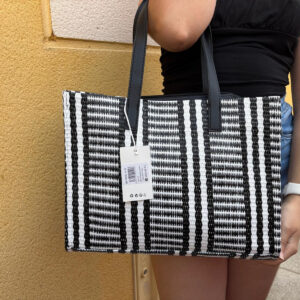 Bolso tote geometrico con bandolera Modelo Cannes