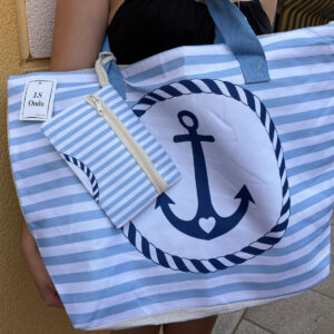 Conjunto playero de lona modelo Denia