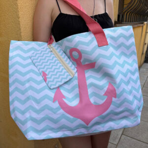 Conjunto playero de lona modelo Kalima