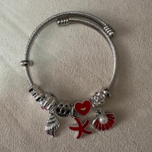 Pulsera de charms en acero Modelo Merida