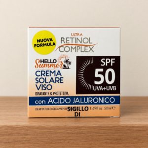 CREMA SOLAR FACIAL SPF 50 CON ÁCIDO HIALURÓNICO 50 ML